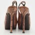 Saint Laurent Brown Snakeskin Leather Tribtoo Pumps Size 35 - Image 5