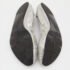 Salvatore Ferragamo Silver Suede Ballet Flats Size 38 - Image 6
