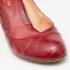 Sergio Rossi Red Eel Leather Round-Toe Pumps Size 39 - Image 7
