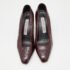 Sergio Rossi Burgundy Croc Embossed Patent Leather Pumps Size 36.5 - Image 3