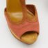 Sergio Rossi Tri Color Suede Ankle Strap Platform Sandals Size 38.5 - Image 7