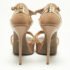 Sergio Rossi Beige Patent Leather Strappy Platform Sandals Size 40 - Image 5