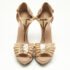 Sergio Rossi Beige Patent Leather Strappy Platform Sandals Size 40 - Image 3