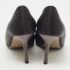 Sergio Rossi Black Satin Crystal Embellished Cap Toe Pumps Size 39 - Image 5