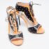 Sophia Webster Tricolor Polka Dot Leather and Patent Leilou Sandals Size 38 - Image 4