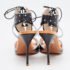 Sophia Webster Tricolor Polka Dot Leather and Patent Leilou Sandals Size 38 - Image 5