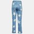 Stella McCartney Blue Star Print Denim Slim Fit Jeans M/Waist 34" - Image 2