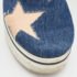 Stella McCartney Blue Denim and Leather Binx Star Platform Slip On Sneakers Size 38 - Image 7