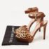 Stuart Weitzman Brown Leather and Leopard Print Pony Hair Platform Ankle Strap Sandals Size 38.5 - Image 9