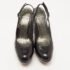 Stuart Weitzman Black Leather Platform Slingback Pumps Size 36 - Image 3