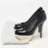 Stuart Weitzman Black Patent Leather Platform Peep Toe Pumps Size 35.5 - Image 9