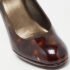 Stuart Weitzman Brown Leopard Print Patent Leather Pumps Size 35.5 - Image 7