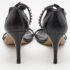 Stuart Weitzman Black Leather Studded Ankle Strap Sandals Size 39 - Image 5