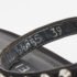 Stuart Weitzman Black Leather Studded Ankle Strap Sandals Size 39 - Image 9