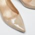 Stuart Weitzman Grey Patent Leather Pointed Toe Pumps Size 37 - Image 7