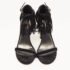 Stuart Weitzman Black Suede Love Fringe Ankle Strap Sandals Size 37.5 - Image 3