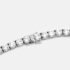 38.5 cts Round Brilliant 18k White Gold Lab Grown Diamonds Tennis Necklace - Image 3