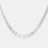 13.00 cts Round Brilliant Cut 18k White Gold Lab Grown Diamonds Graduating Necklace - Image 3