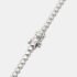 13.00 cts Round Brilliant Cut 18k White Gold Lab Grown Diamonds Graduating Necklace - Image 4