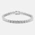13.6 cts Round Brilliant Cut 18k White Gold Cut Lab Grown Diamonds Tennis Bracelet
