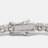 7.8 cts Round Brilliant Cut 18k White Gold Lab Grown Diamond Tennis Bracelet - Image 4