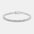 7.8 cts Round Brilliant Cut 18k White Gold Lab Grown Diamond Tennis Bracelet