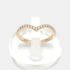 Tiffany & Co. 18K Rose Gold Diamonds Soleste V Ring EU 53 - Image 4