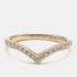 Tiffany & Co. 18K Rose Gold Diamonds Soleste V Ring EU 53