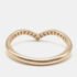 Tiffany & Co. 18K Rose Gold Diamonds Soleste V Ring EU 53 - Image 6