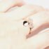 Tiffany & Co. 18K Rose Gold and Diamond Paper Flower Ring EU 52 - Image 3