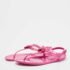 Tod's Pink Rubber Studded Tassel Thong Flat Sandals Size 38 - Image 2