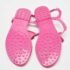 Tod's Pink Rubber Studded Tassel Thong Flat Sandals Size 38 - Image 6