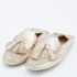 Tod's Gold Leather Fringe Flat Mules Size 35 - Image 2