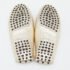 Tod's Gold Leather Fringe Flat Mules Size 35 - Image 6