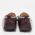 Tod's Burgundy Leather Bow Slip On Loafers Size 36.5 - Image 5