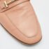 Tod's Peach Leather Double T Slip On Penny Loafers Size 37.5 - Image 7