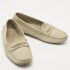 Tod's Grey Suede and Patent Leather Slip On Loafers Size 38 - Image 4