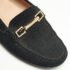 Tod's Black Suede Horsebit Loafers Size 37 - Image 8