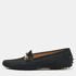 Tod's Black Suede Horsebit Loafers Size 37