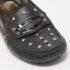 Tod's Black Leather Crystal Embellished Penny Loafers Size 37 - Image 8