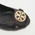 Tory Burch Black Leather Sally Wedge Pumps Size 39.5 - Image 7