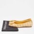 Tory Burch Beige/Yellow Raffia and Leather Reva Ballet Flats Size 35.5 - Image 9