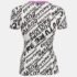 Versace Jeans Couture White Logo Brush Print Cotton Crew Neck T-Shirt XS - Image 2