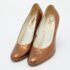 Yves Saint Laurent Metallic Brown Leather Pumps Size 40 - Image 2